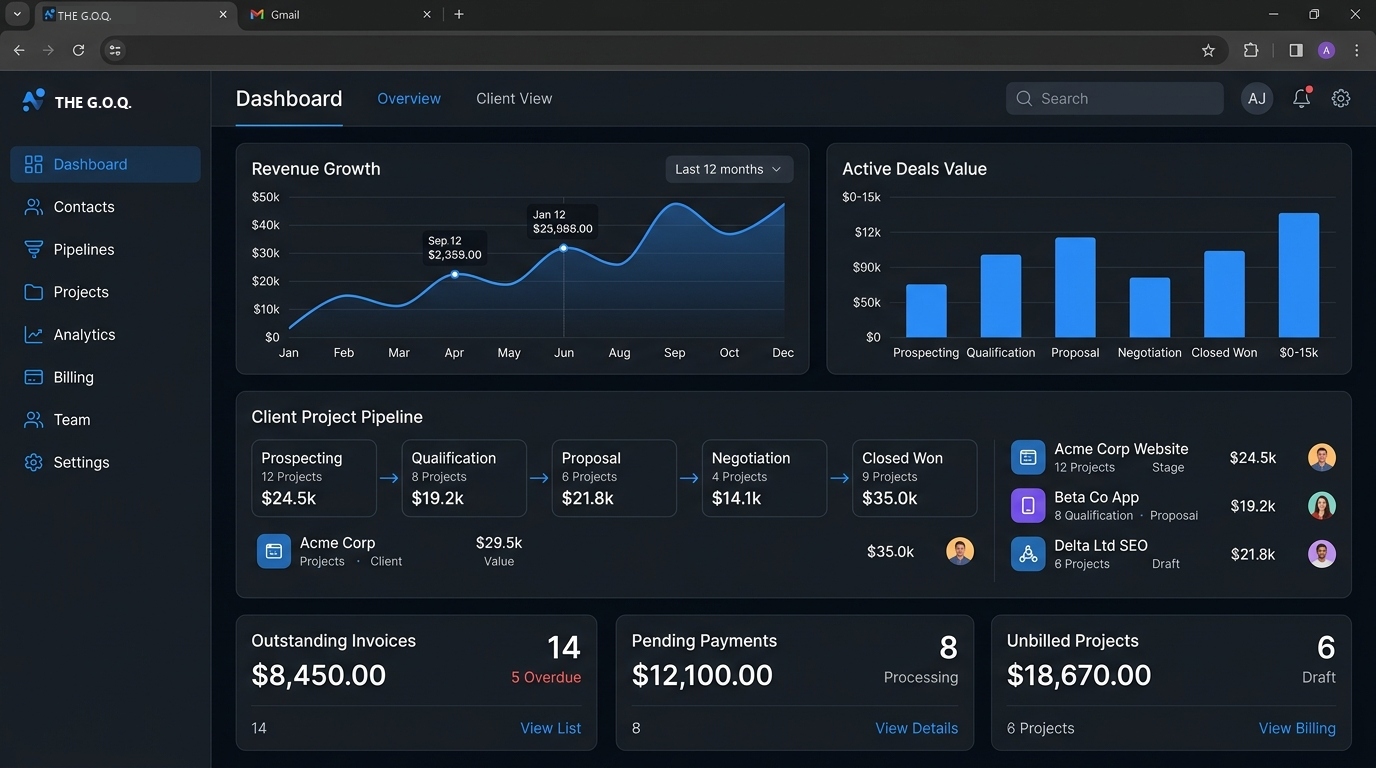 Ampik Enterprise Web System UI